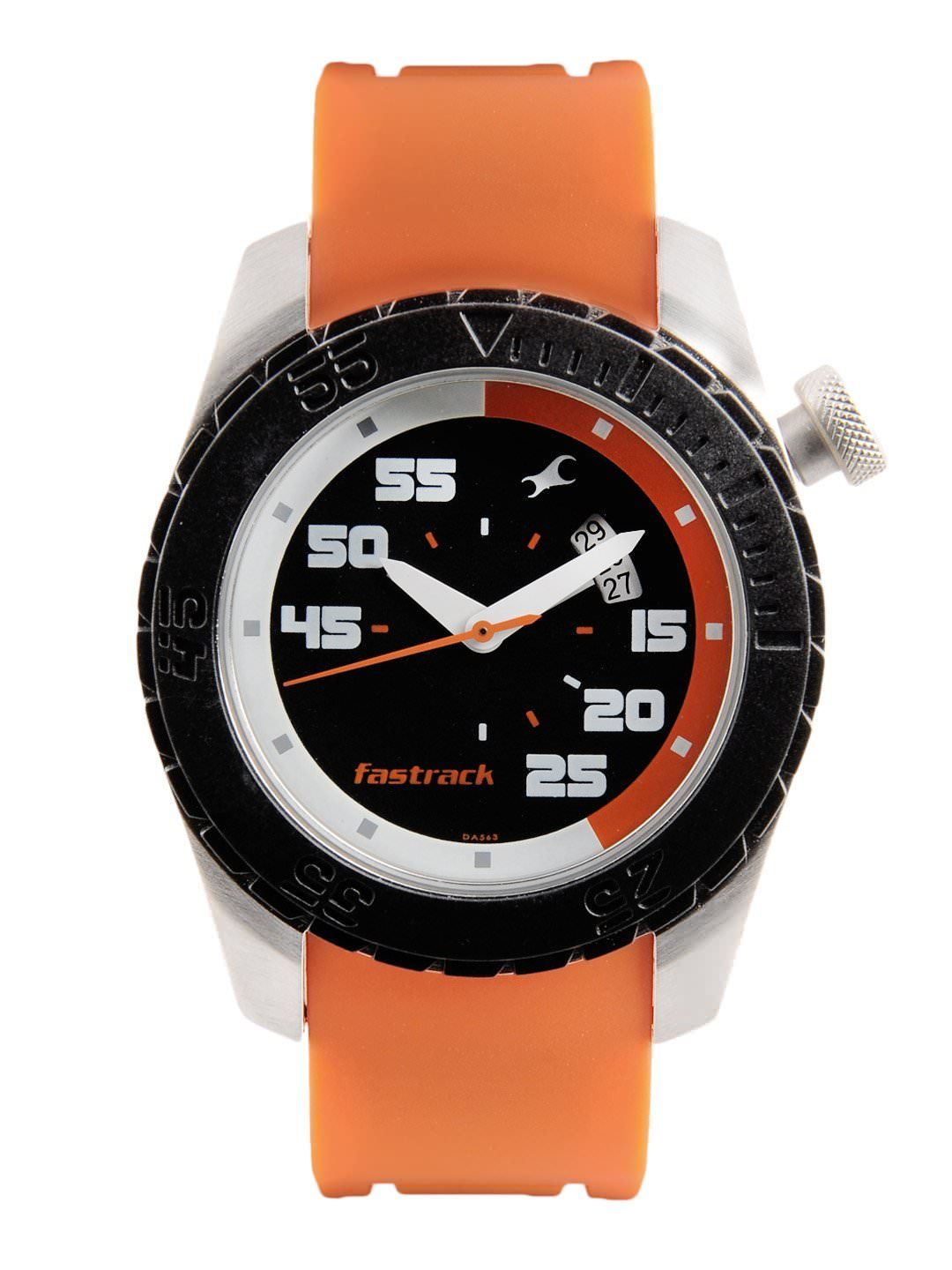 Fastrack Men Black Dial Watch