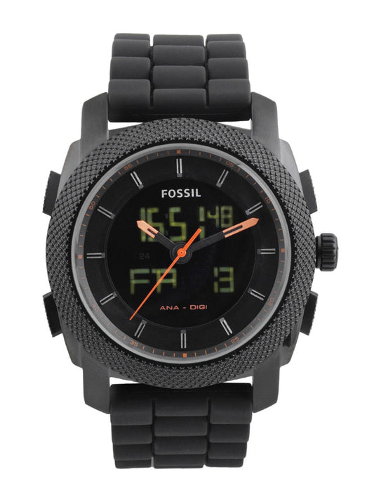 Fossil Men Black Dial Watch FS4628