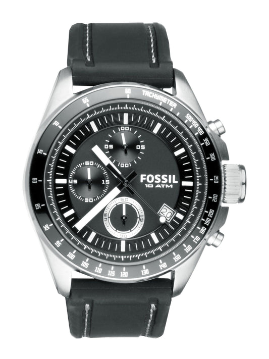 Fossil Men Black Dial Chronograph Watch CH2573