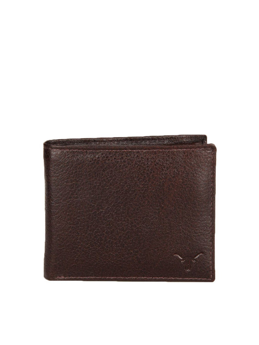 Hidekraft Men Brown leather Wallet