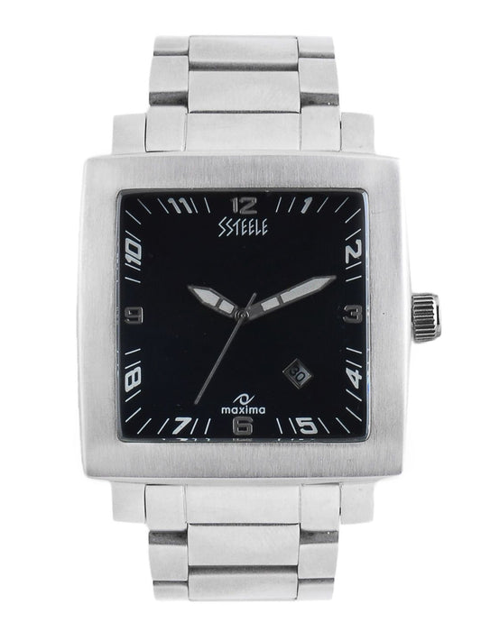 Maxima Men Black Dial Watch