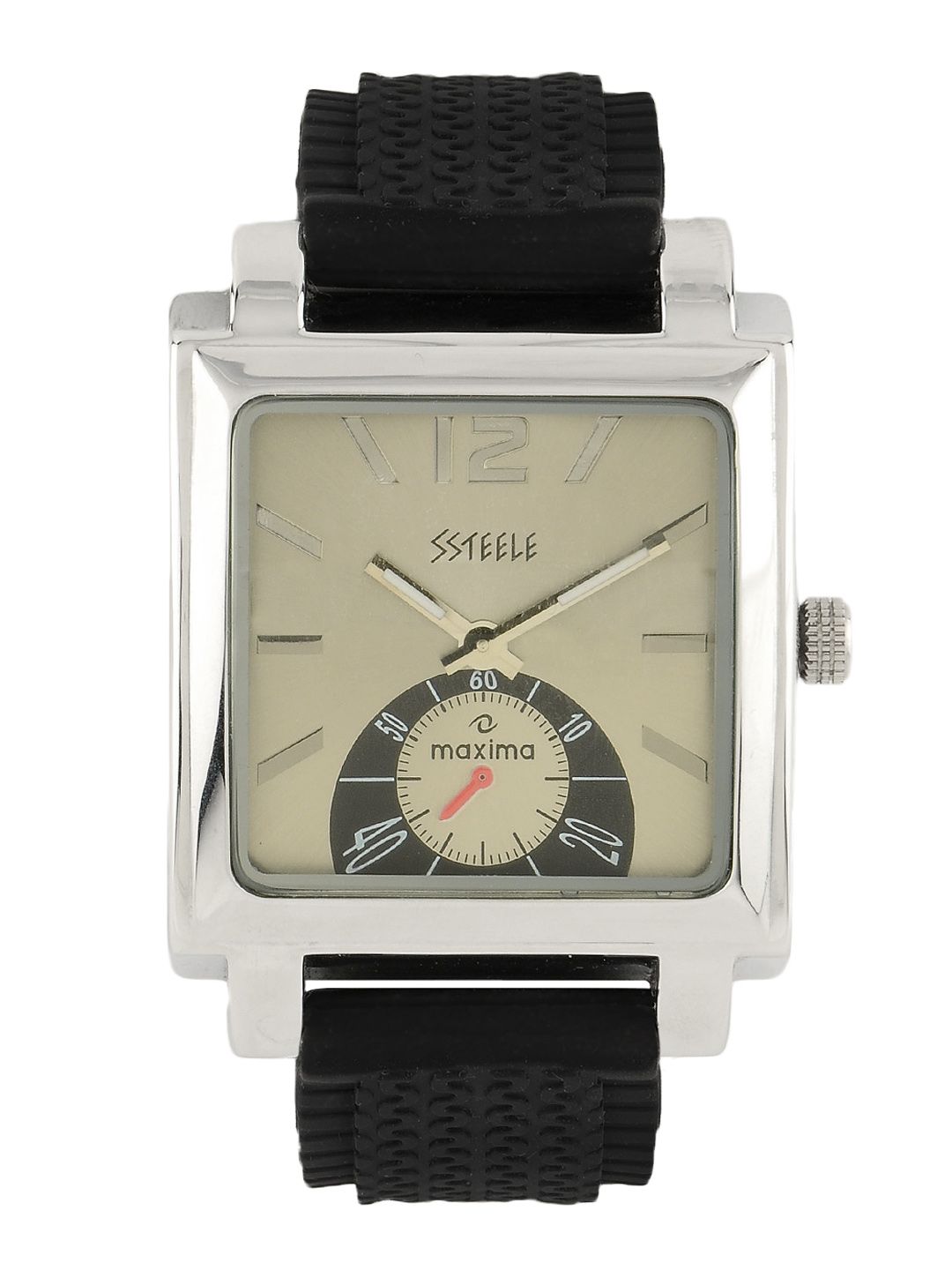 Maxima Men Silver Dial Watch