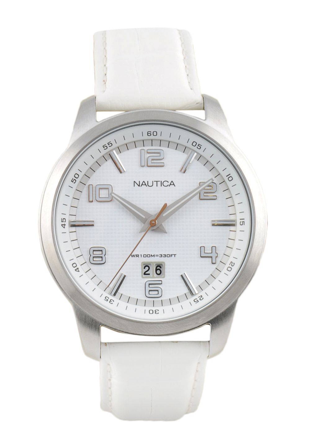 Nautica Men White Dial Watch