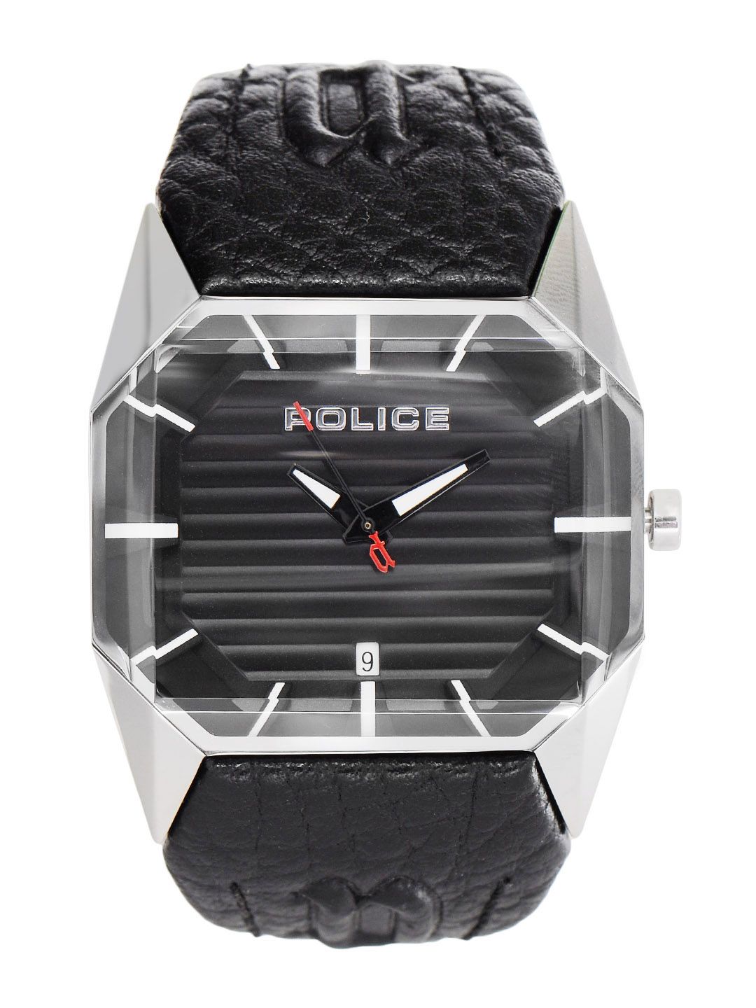 Police Men Black Dial Watch PL12176JS02A