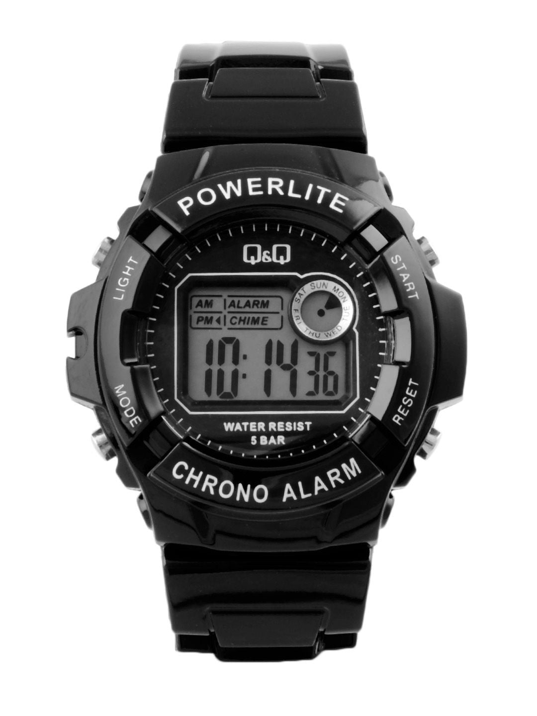 Q&Q Men Black Digital Watch M051J007Y