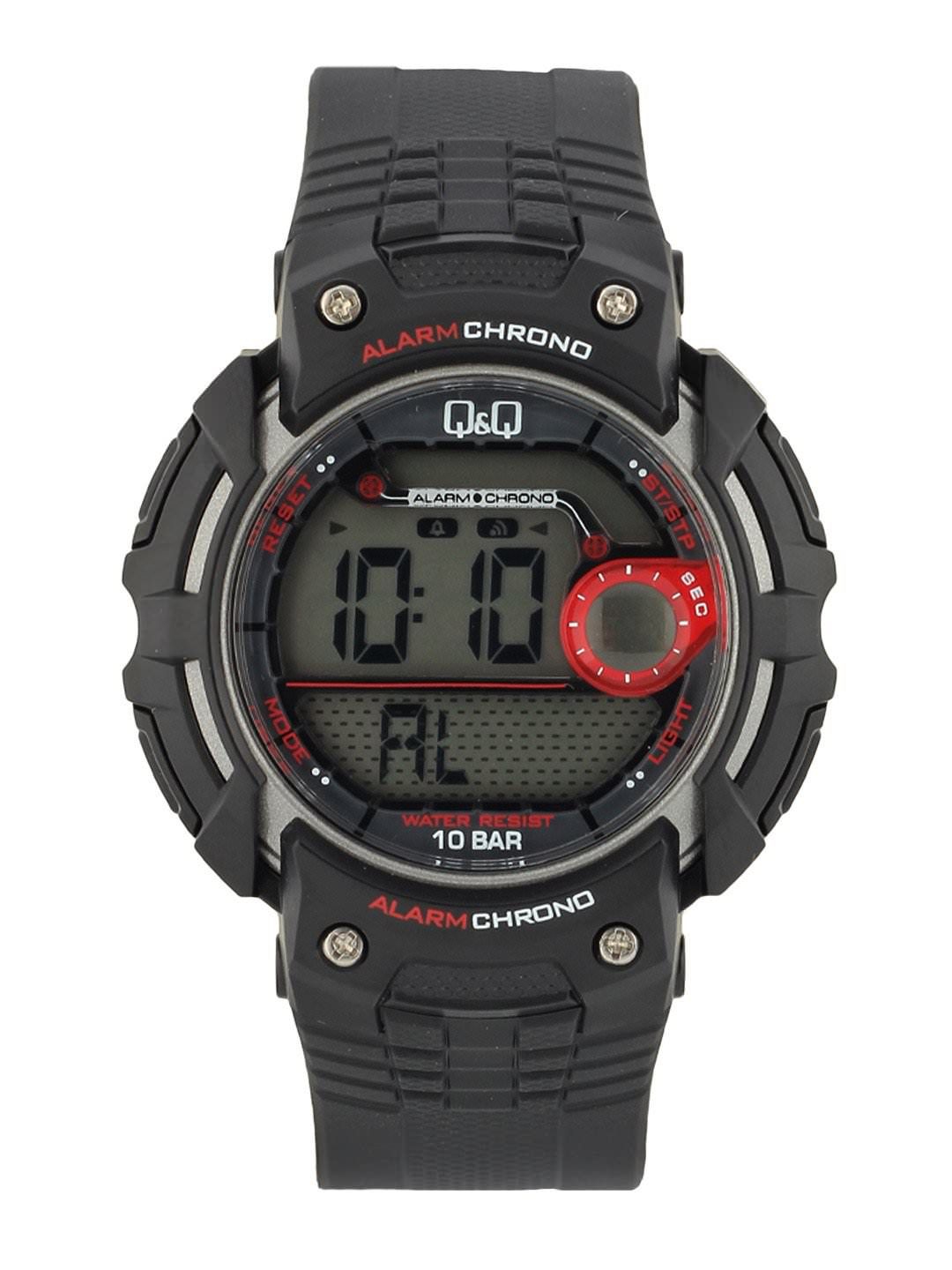 Q&Q Men Black Digital Watch M086J001Y