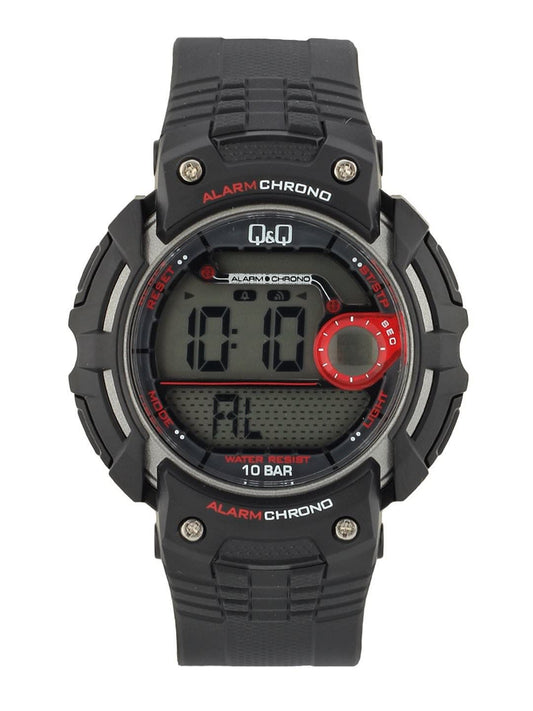 Q&Q Men Black Digital Watch M086J001Y