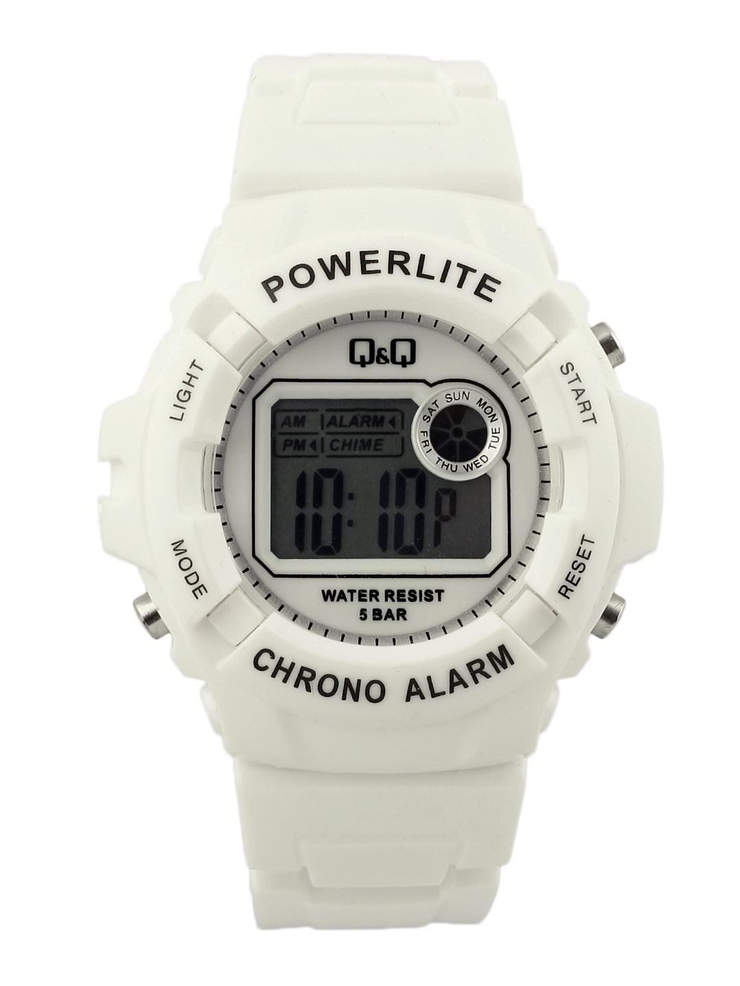 Q&Q Men White Digital Watch