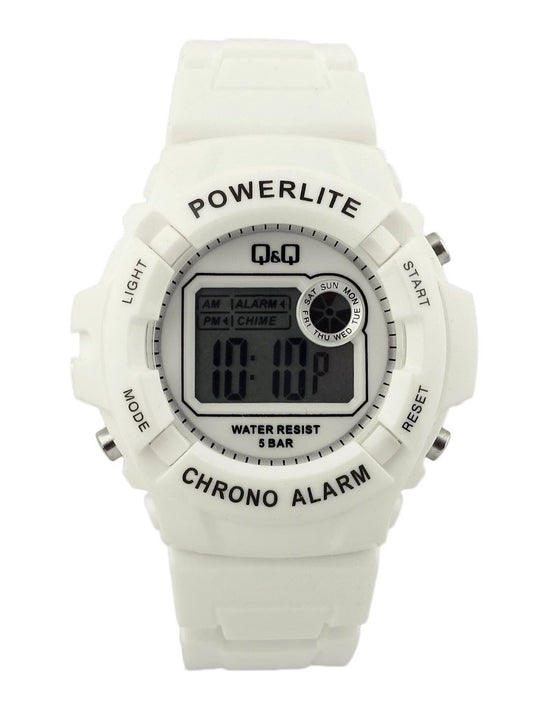Q&Q Men White Digital Watch