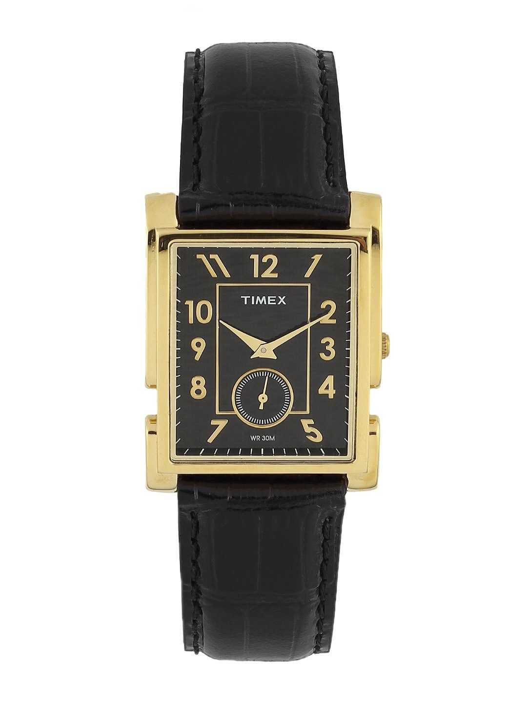 Timex Men Black Dial Chronograph Watch