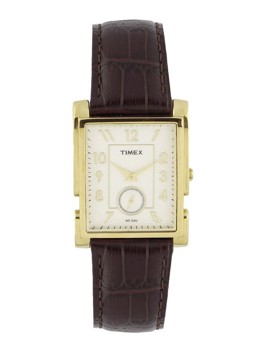 Timex Men White Dial Chronograph Watch