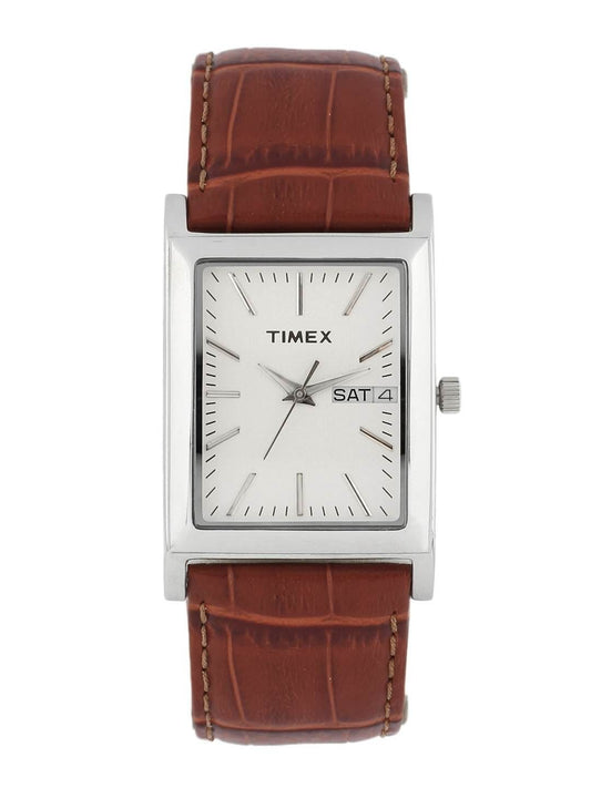Timex Men White Dial Watch