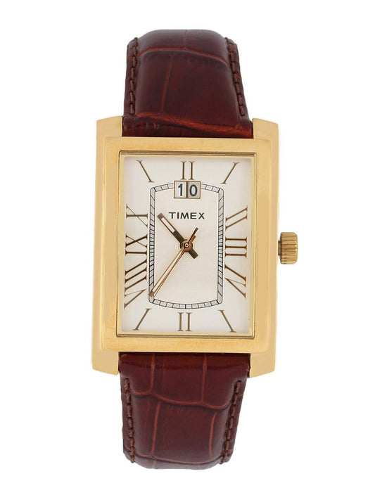 Timex Men White Dial Watch