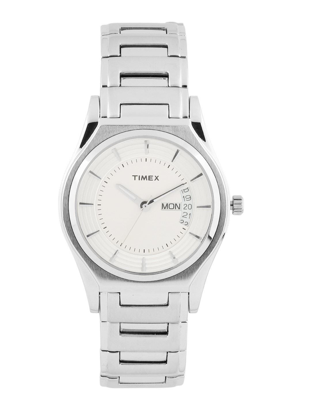Timex Men White Dial Watch