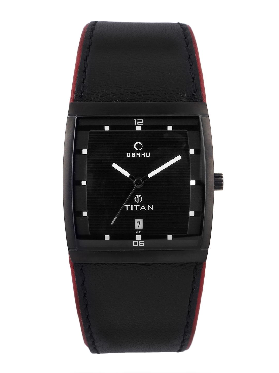 Titan Men Black Dial Watch