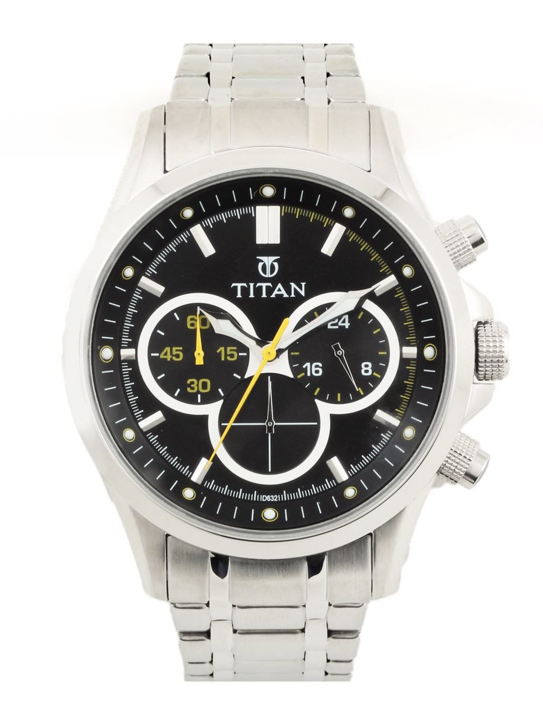 Titan Men Black Watch