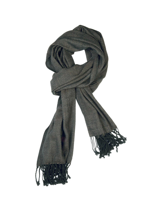 United Colors of Benetton Men Solid Black Mufflers
