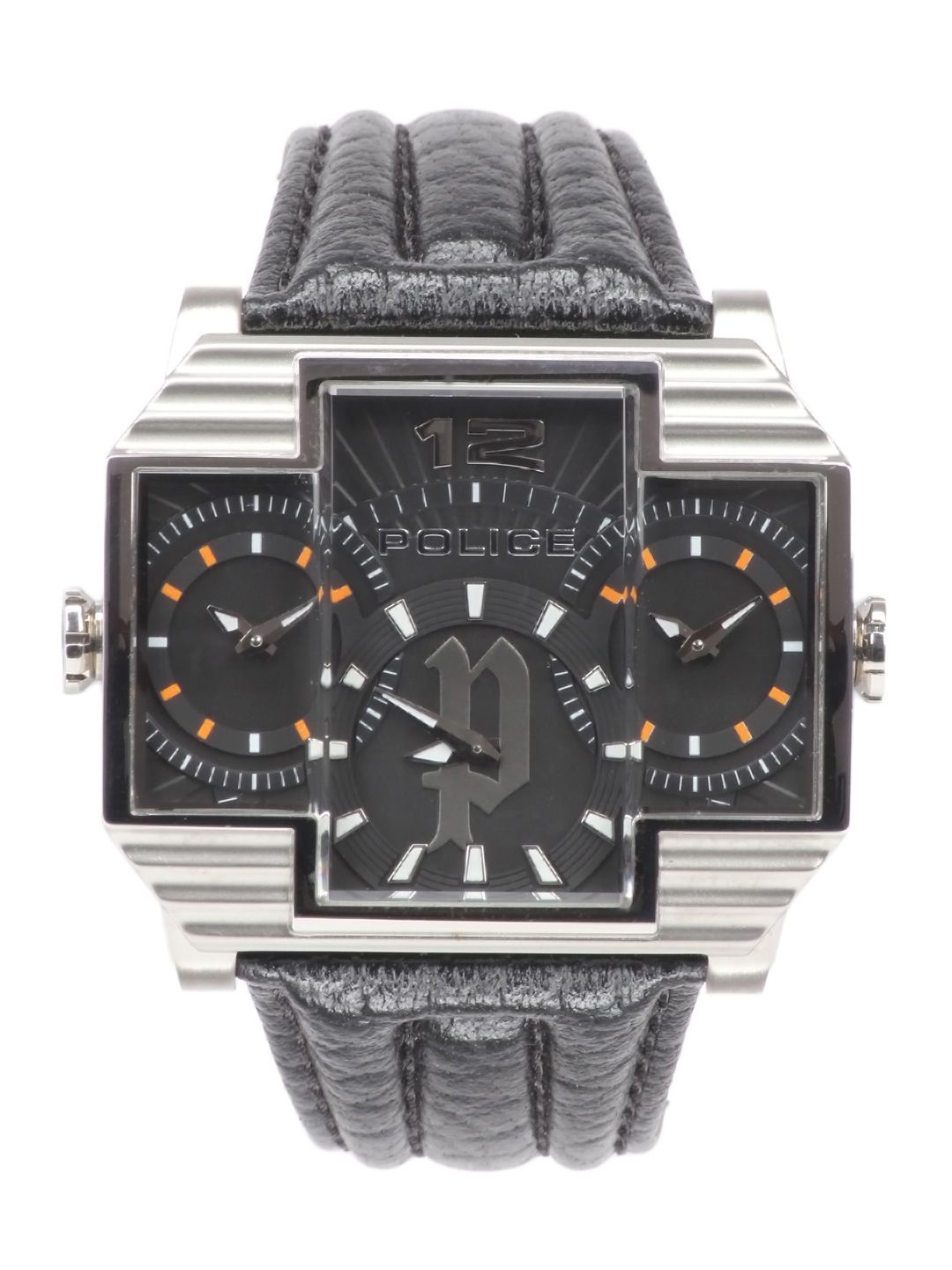 Police Men Black Dial Watch PL13088JS-02