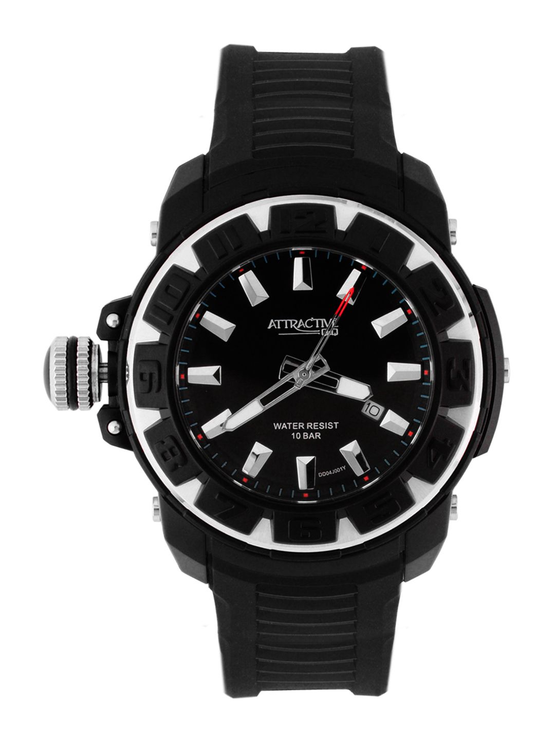 Q&Q Attractive Men Black Dial Watch