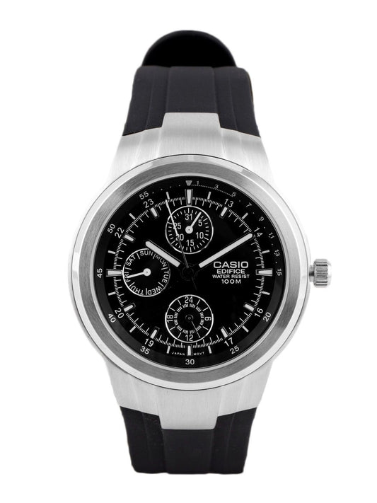 CASIO EDIFICE Men Black Dial Chronograph Watch ED60