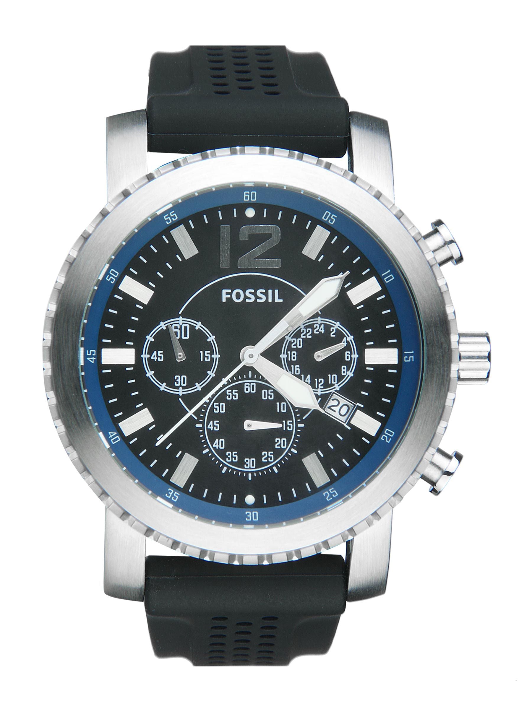 Fossil Men Black Dial Chronograph Watch JR1262