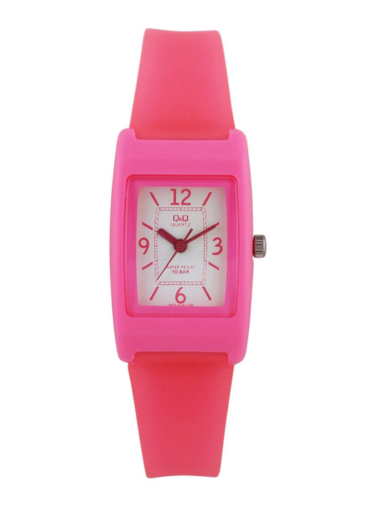 Q&Q Kids Girls White Dial Analog Watch