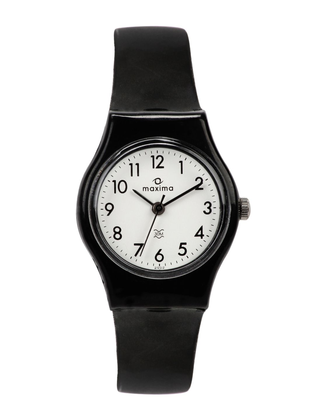 Maxima Men White Dial Watch