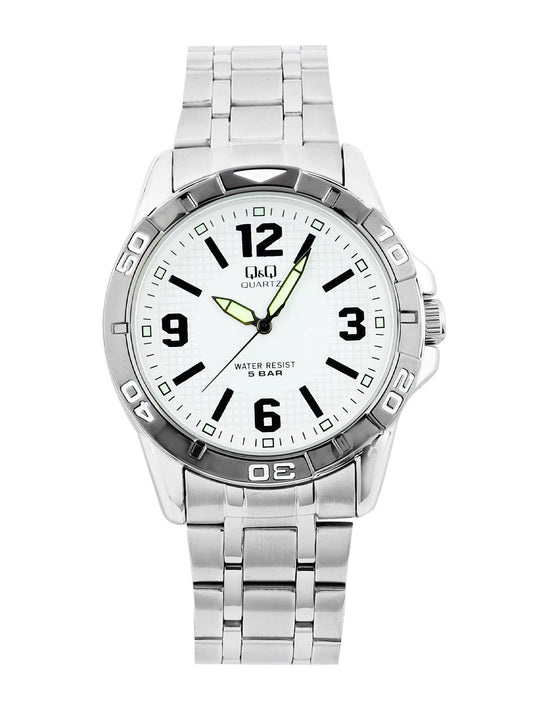 Q&Q Men White Dial Analog Watch