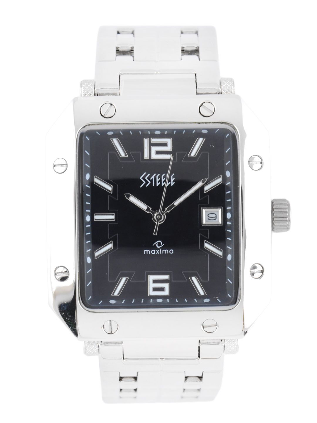 Maxima Men Black Dial Watch