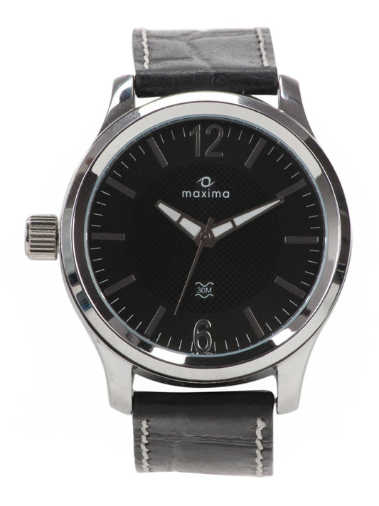 Maxima Men Black Attivo Watch