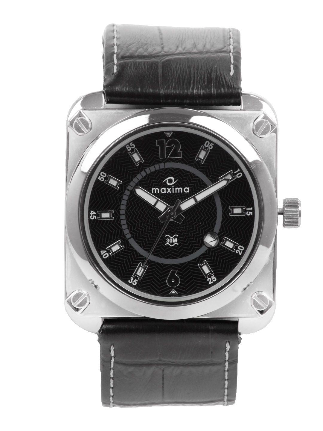 Maxima Attivo Men Black Dial Watch
