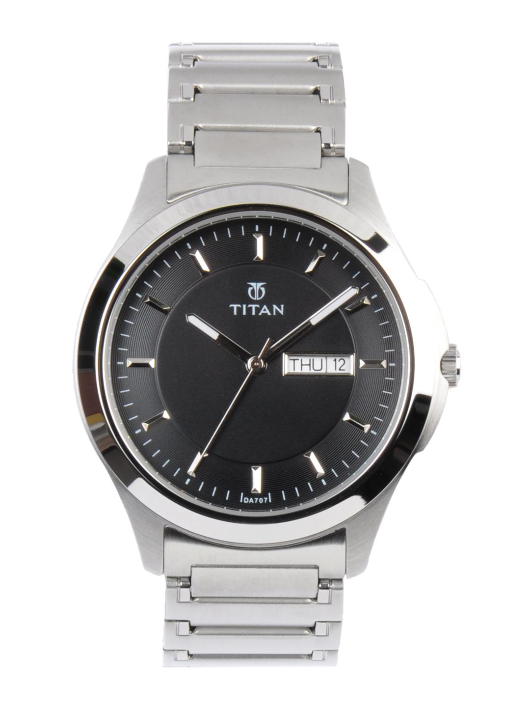 Titan Men Black Dial Watch