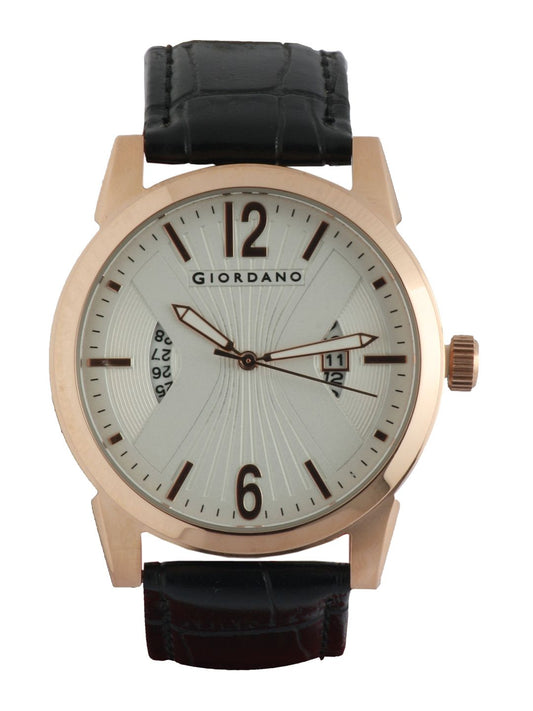 Giordano Men White Dial Watch