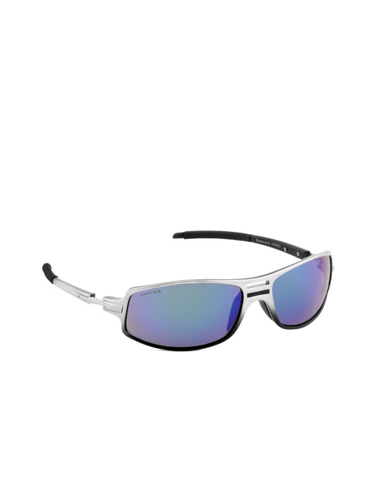 Fastrack Men Revo Coated Sporty Wrap Sunglasses