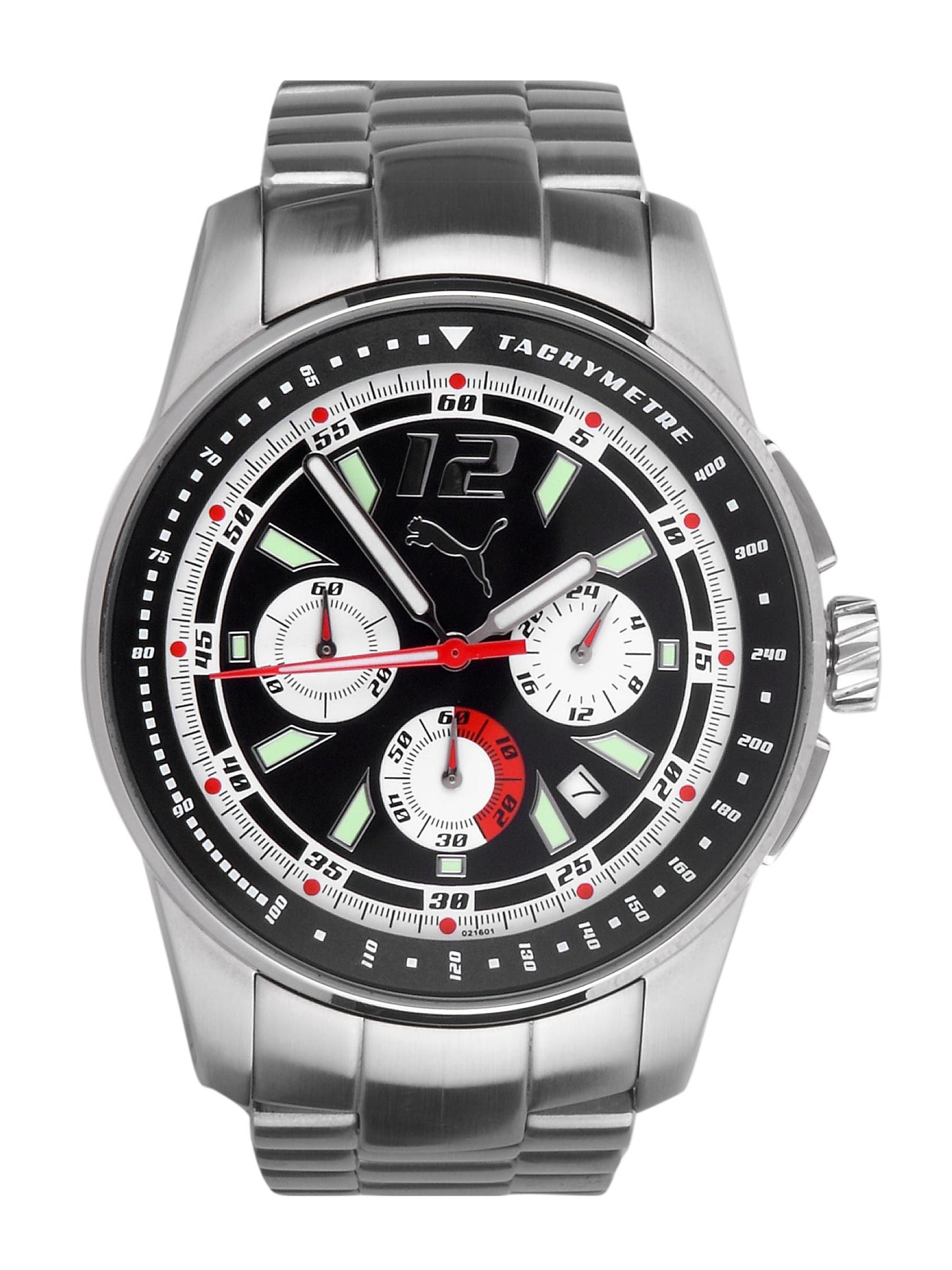 Puma Men Race Luminous Chrono Black Dial Watch