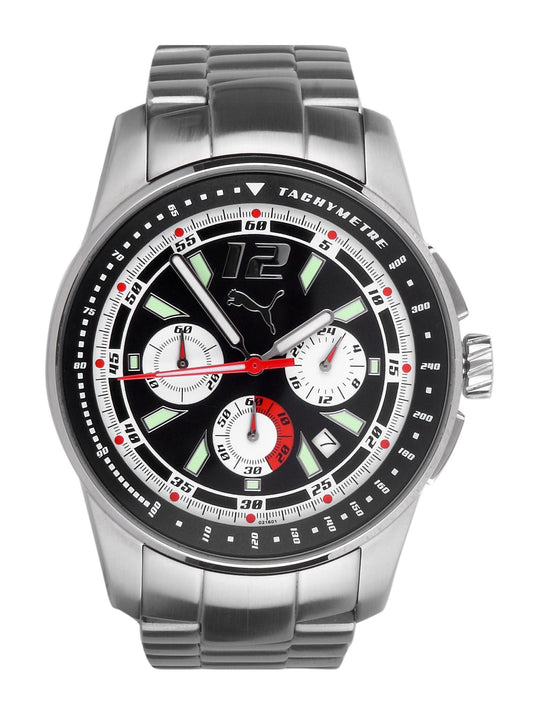 Puma Men Race Luminous Chrono Black Dial Watch