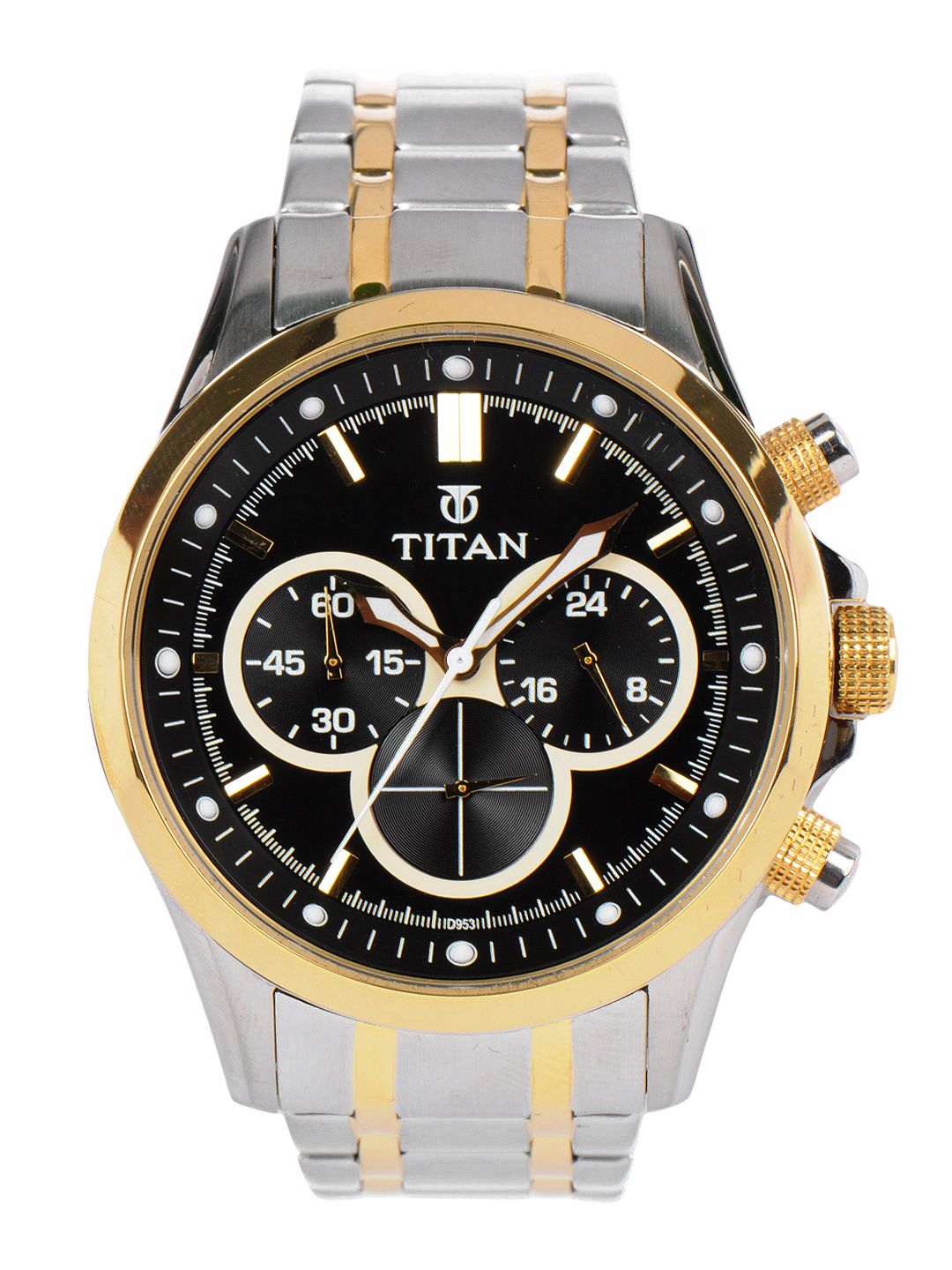 Titan Men Chronograph Black Dial Watch