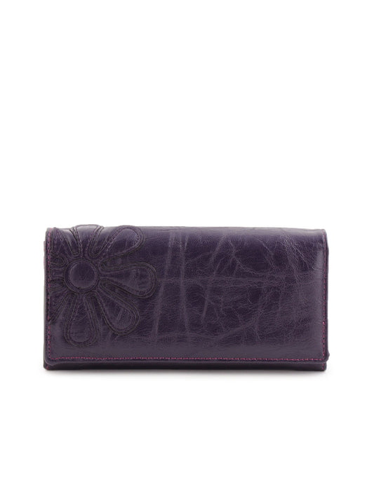 Lino Perros Women Solid Purple Wallet