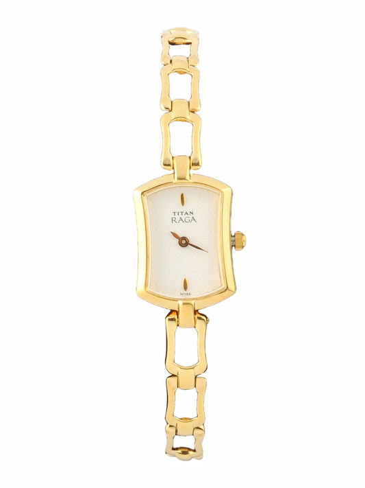 Titan Women White Dial Watch